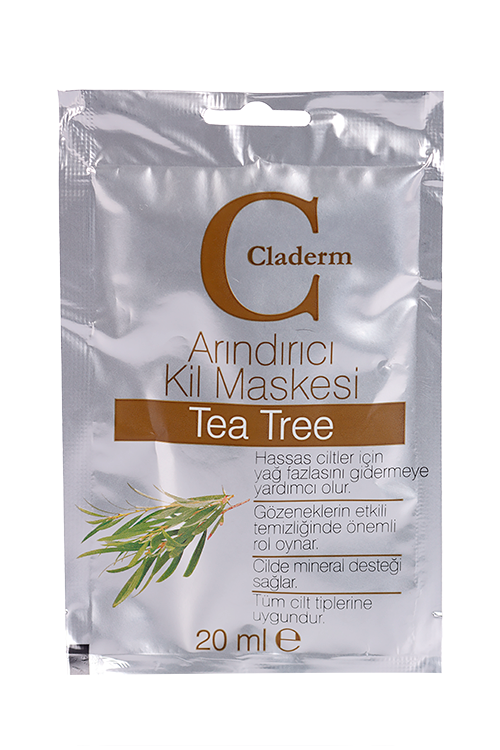 Маска Claderm Tea Tree глиняная д/лица, 20 мл