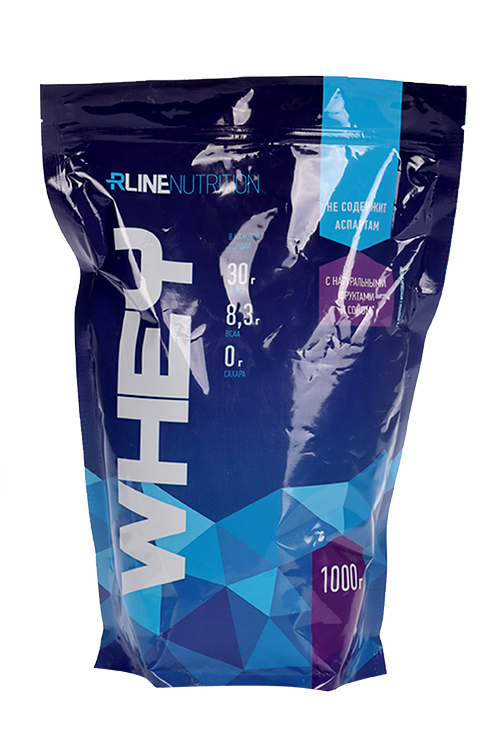 Протеин R-LINE Whey сывороточный Шоколад, 1 000 г, дой-пак