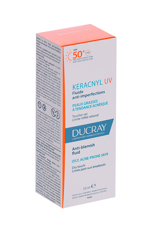 Флюид DUCRAY KERACNYL UV 50+ д/жирной кожи SPF50+, 50 мл