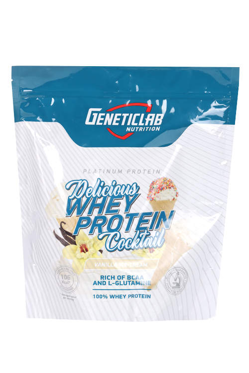 

Протеин GENETICLAB Delicious Whey Ваниль, 900 г