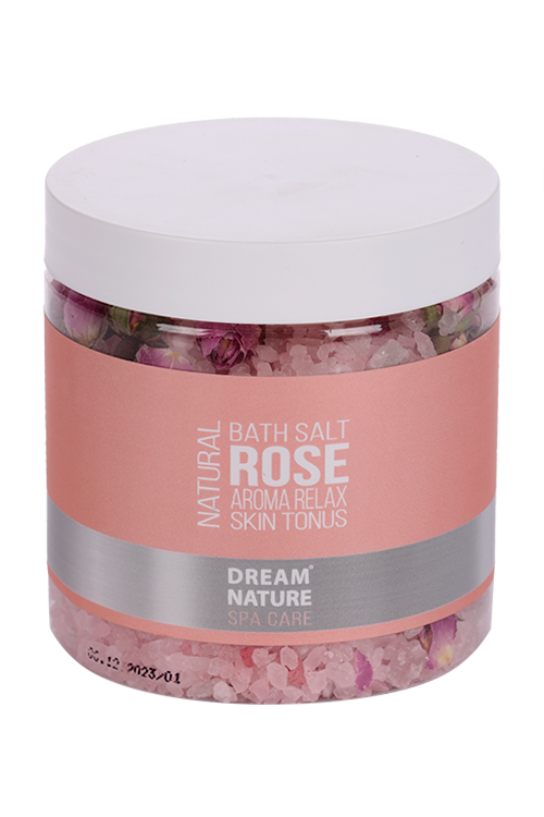 Соль д/ванн Dream Nature Spa Care Rose с бутонами, 600 г соль для ванн dream nature spa care с цветами календулы 600 г