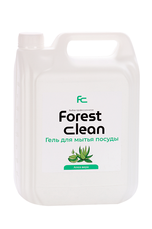 Гель Forest clean Алоэ вера д/мытья посуды 5 л