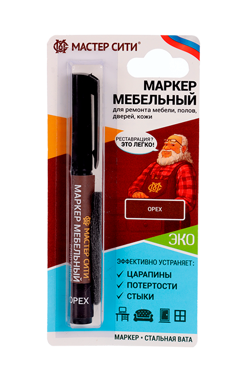 

Маркер мебельный, цвет: орех блистер 18 г