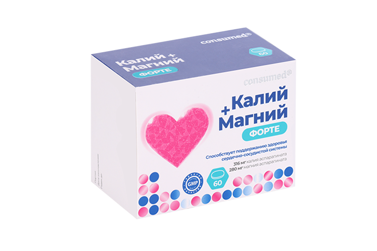 

Калий+Магний форте Консумед, 60 шт