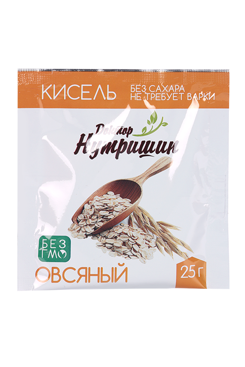 Кисель Доктор Нутришин овсяный б/сахара, 25 г желфикс доктор оеткер 25 г 2 1