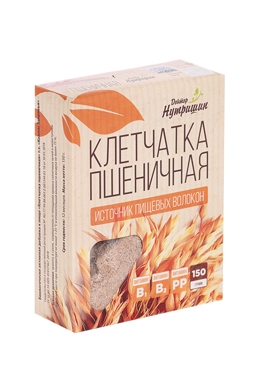 

Клетчатка пшеничная Доктор Нутришин, 150 г