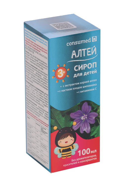 

Алтей сироп д/детей Консумед (с 3 лет), 100 мл