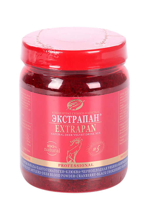 

Экстрапан №5 концен сухого напитка для сердца и сосудов черноплод рябина/боярышник, 300 г, банка