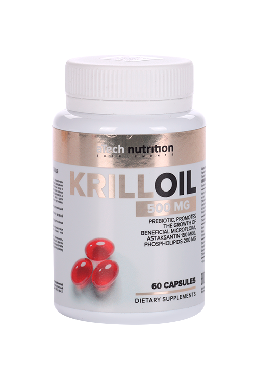 

Масло криля Krill oil aTech Nutrition, 700 мг, 60 шт, капсулы желатиновые мягкие