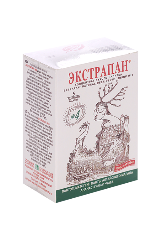 

Напиток Экстрапан N4 против опухолей ананас/гранат/чага, 5 шт, пакеты