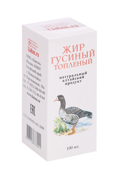 

Жир Лиатон Гусиный топленый, 100 мл
