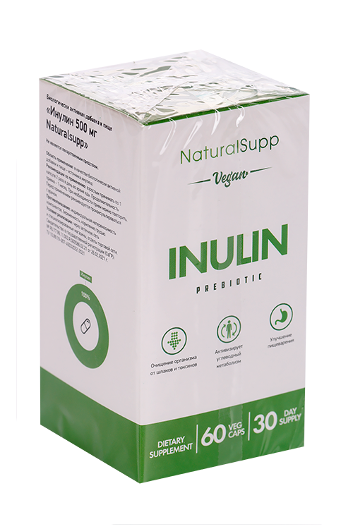 

Инулин 500 мг Naturalsupp, 60 шт, веган капсулы