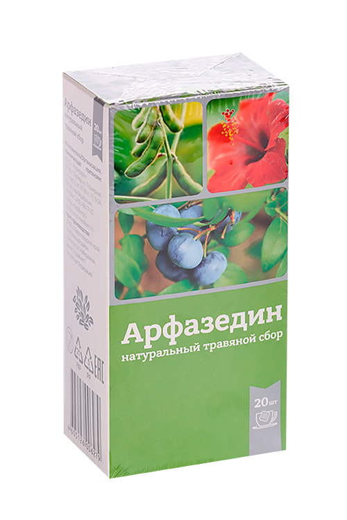 Фиточай Арфазедин, 2 г, 20 шт, ф/п СТМ фиточай байкальский сабельник болотный 1 5 г 20 шт ф п