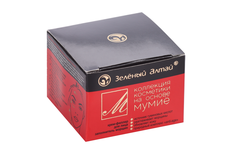 

Крем-филлер Зеленый Алтай Заполнитель морщин с мумиё д/лица, 50 мл