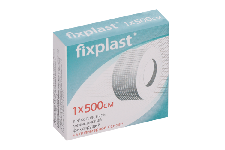 Лейкопластырь Fixplast мед фиксир полимер основа инд/уп 1х500 см