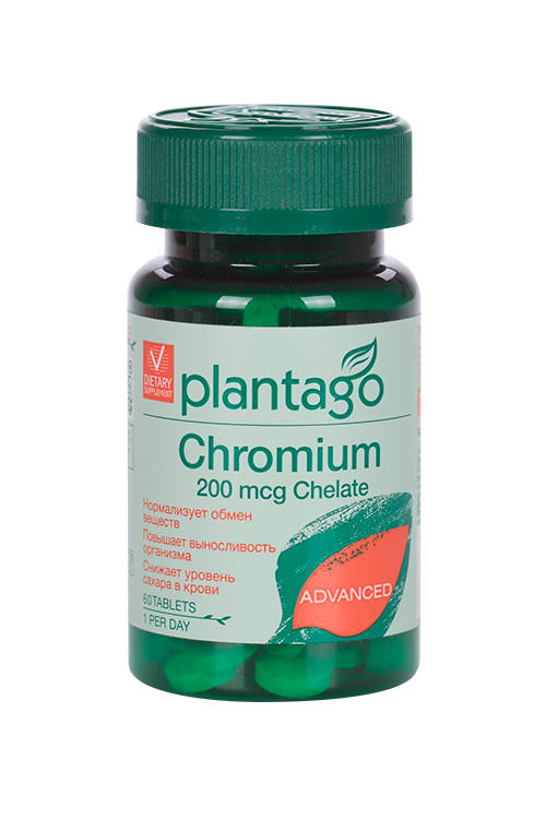 Chromium Chelate Plantago, 60 шт