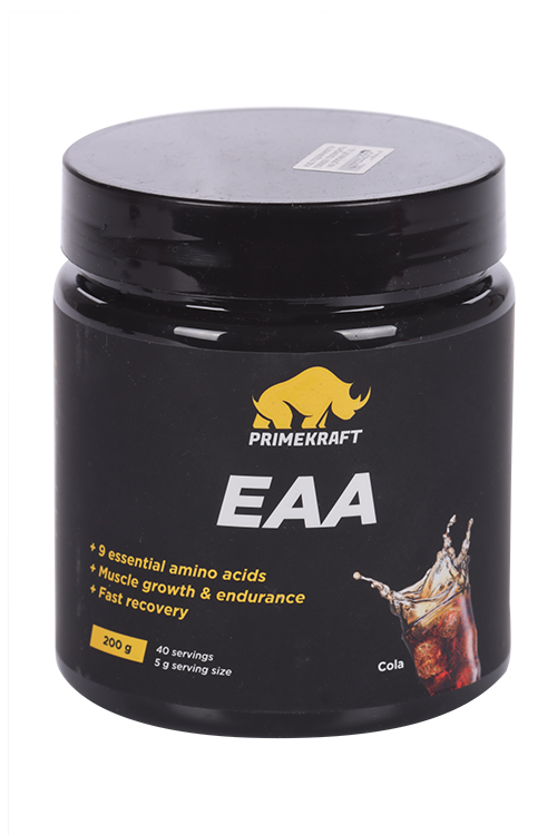 

Добавка Prime Kraft аминокислоты EAA со вкусом Кола, 200 г
