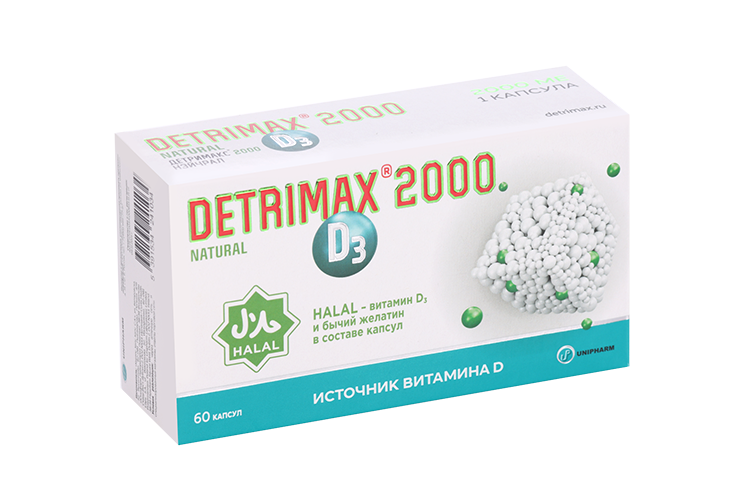 

Детримакс Нэйчрал Detrimax Natural, 60 шт, капсулы