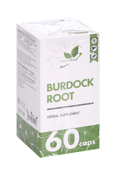

Корень лопуха Naturalsupp, 60 шт, капсулы