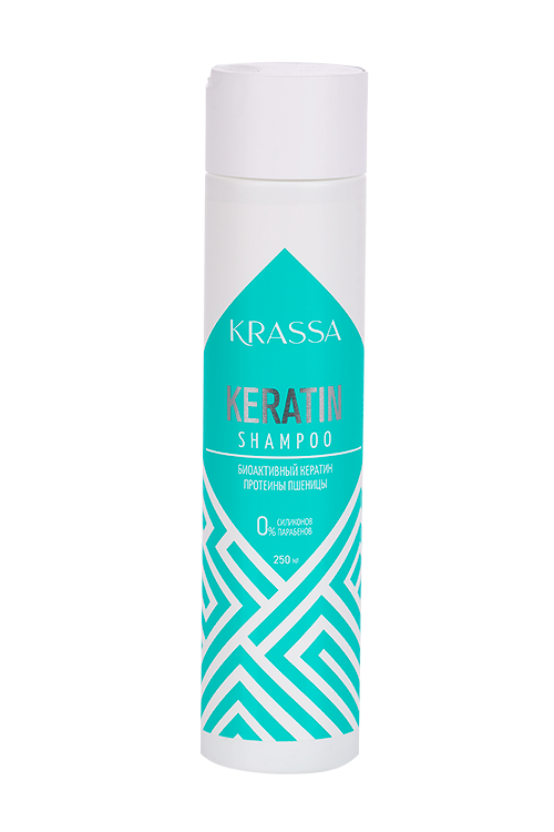 Шампунь Krassa Professional Keratin д/волос, 250 мл