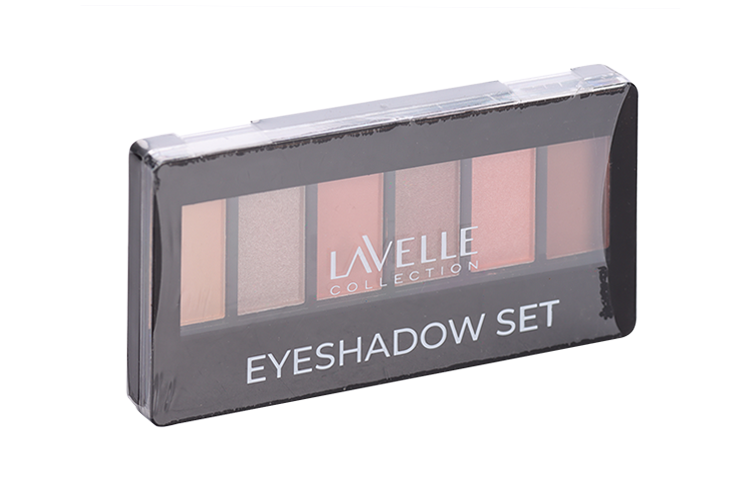 Тени LavelleCollection Eyeshadow set д/век палетка 6 цветов золотисто-бежевая тон 01