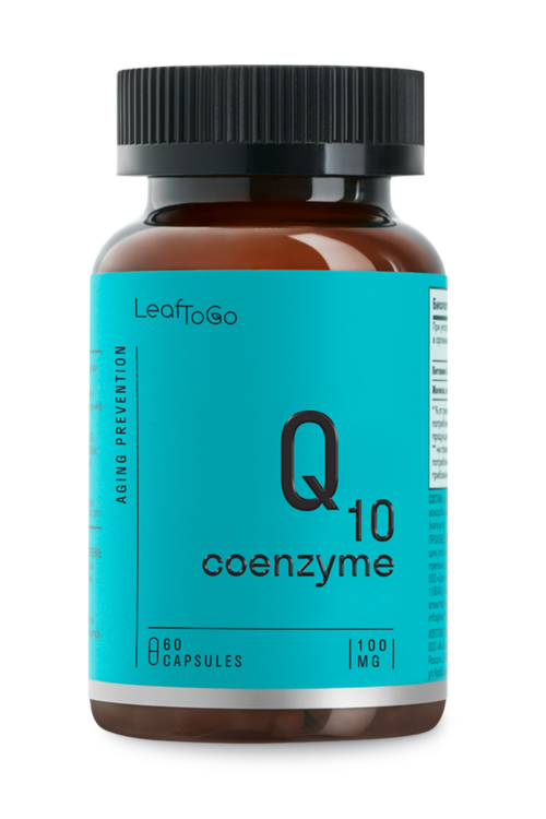 Коэнзим Q10 LeafToGo, 60 шт, капсулы