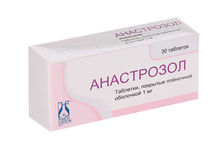 

Анастрозол 1 мг, 30 шт, таблетки покрытые пленочной оболочкой
