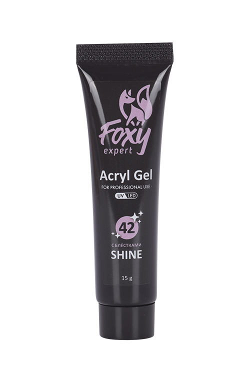 

Акрил-гель FOXY EXPERT SHINE д/наращивания и укрепления ногтей 15 г