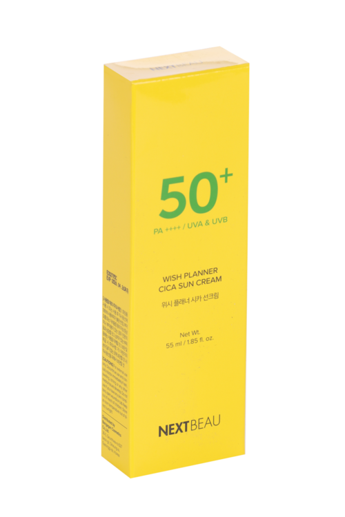 

Крем NEXTBEAU солнцезащитный освеж с центеллой азиатской SPF50+/PA++++, 55 мл