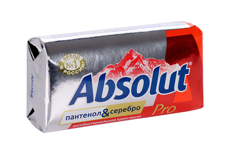 Мыло Absolut Pro серебро+пантенол, 90 г