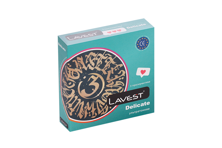 Презервативы Lavest Delicate ультратонкие, 3 шт
