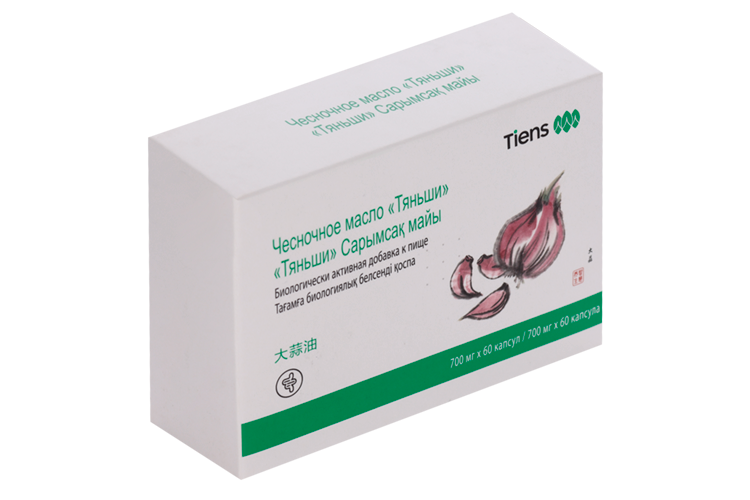 

Чесночное масло Тяньши Tiens, 700 мг, 60 шт, капсулы