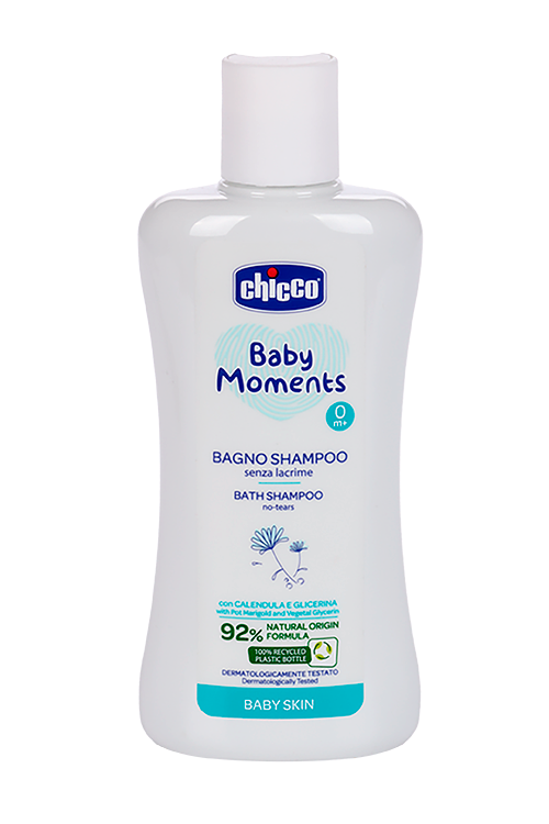 Пена-шампунь Chicco Baby Moments без слез, 200 мл