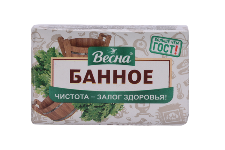 Мыло Весна Банное 90 г 25₽