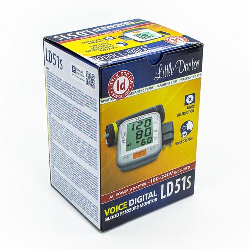 Тонометр Little Doctor LD-51S автомат на плечо говорящий с манжетой 25-36 см
