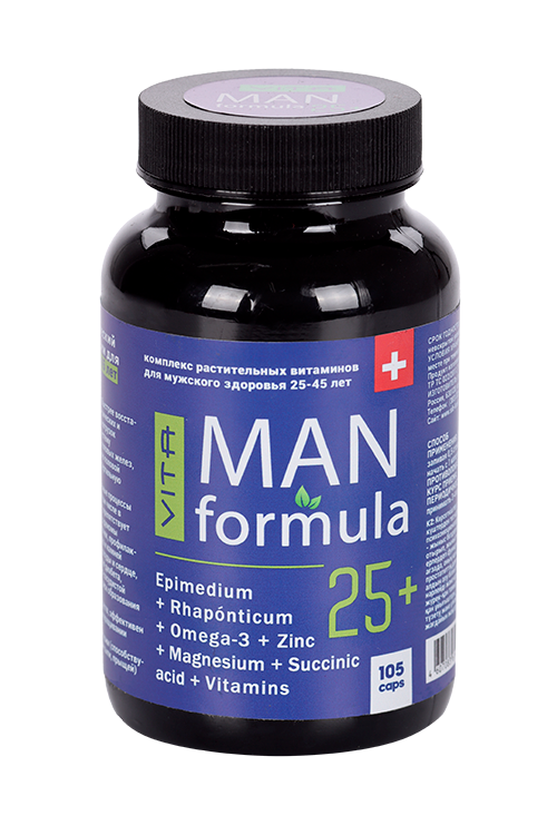 

Vita MAN formula 25+, 105 шт, капсулы