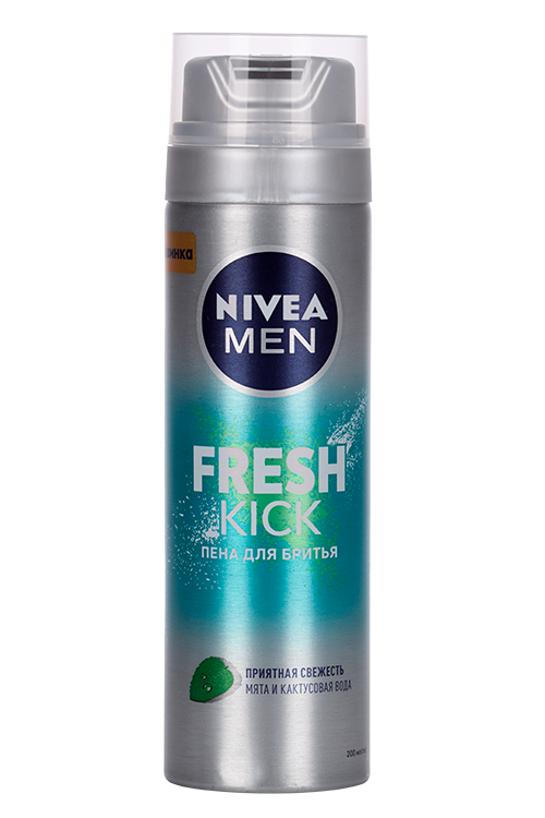 

Пена Nivea Men Fresh Kick д/бритья, 200 мл, (81765)
