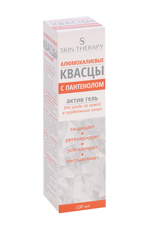 

Гель-актив Квасцы Skin Therapy алюмокалиевые с Пантенолом, 100 мл