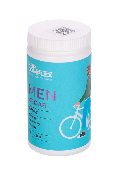 Комплекс для мужчин Men Cedar HBP Complex, 120 шт, таблетки