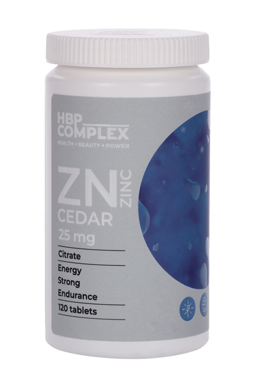 Citrate Zinc Cedar HBP Complex 120 шт таблетки 924₽