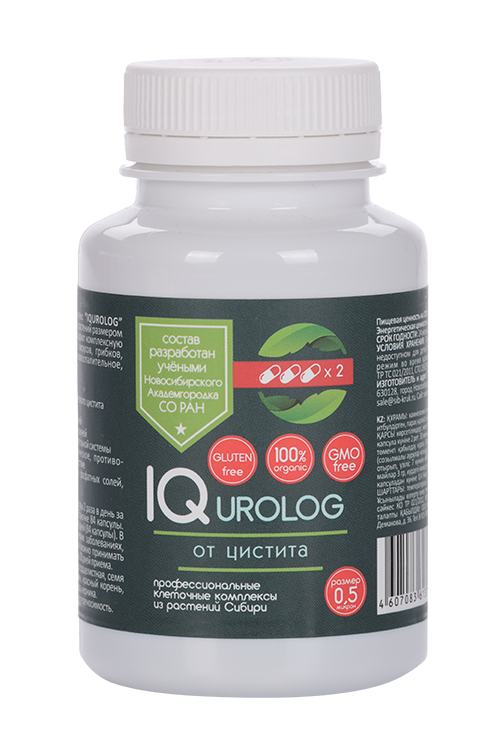 

Комплекс IQ Urolog от цистита, 84 шт, капсулы