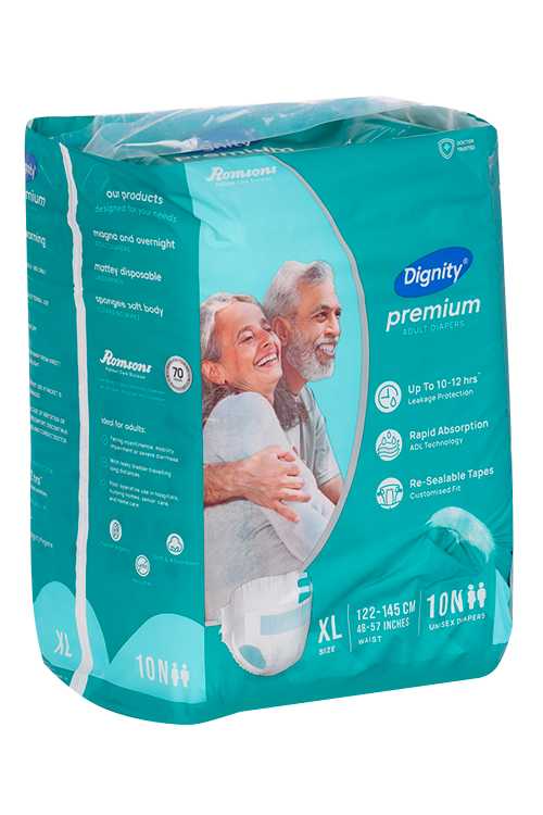 

Подгузники д/взрослых Dignity Premium Adult Diapers р XL, 10 шт