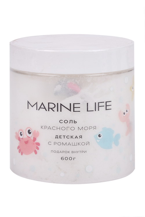 

Соль д/ванн Marine Life Красного моря детская с ромашкой, 600 г