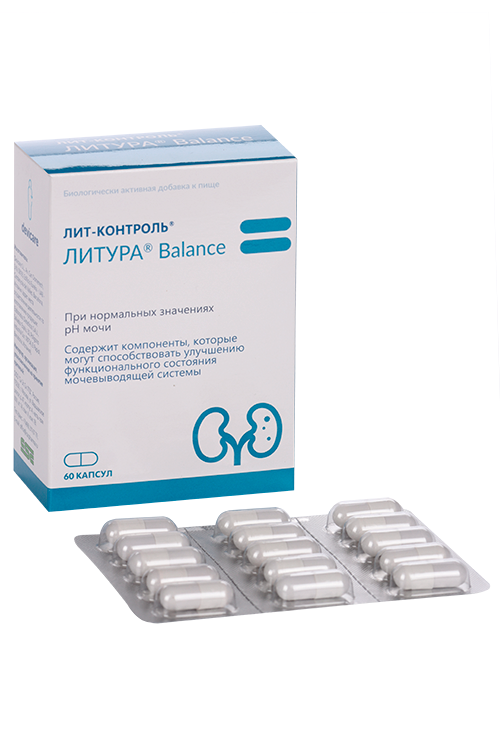 

Лит-Контроль Литура Balance, 692 мг, 60 шт, капсулы