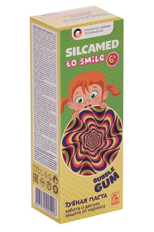 З/паста Silcamed to smile Bubble Gum, 65 г