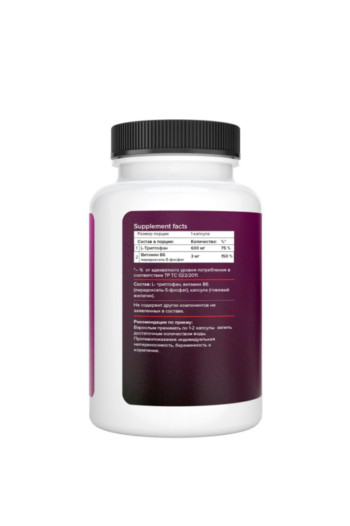 

L-Tryptophan PROTEIN.COMPANY, 60 шт, капсулы