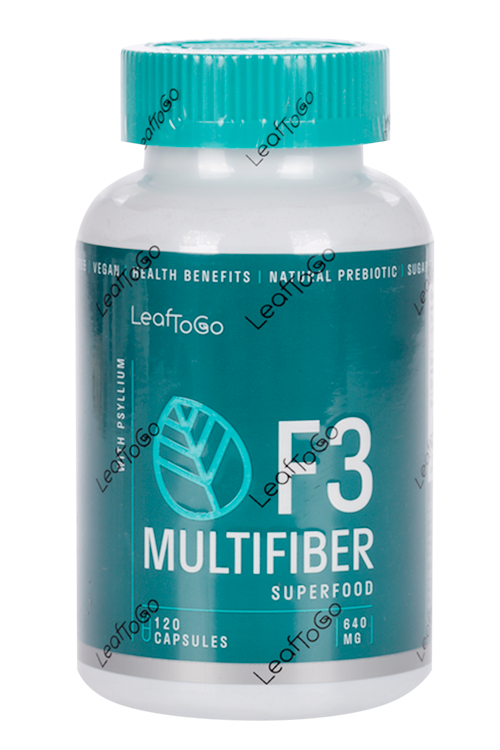 

Клетчатка многокомпонентная Multifiber F3 LeafToGo, 120 шт, капсулы