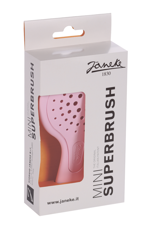 

Щетка д/волос Janeke Superbrush Mini пластиковая светло-розовая