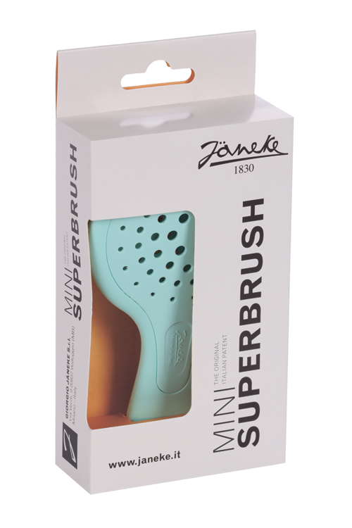

Щетка д/волос Janeke Superbrush Mini пластиковая светло-голубая