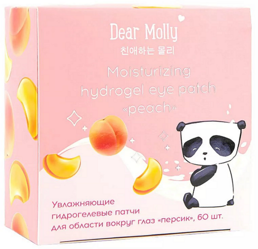 

Гидрогелевые патчи DEAR MOLLY для области вокруг глаз "персик" Moisturizing Hydrogel Eye Patch Peac